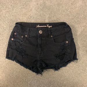 American Eagle Black Shorts 00